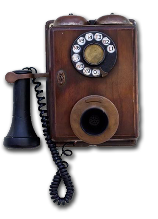 Altes Telefon Wandapparat